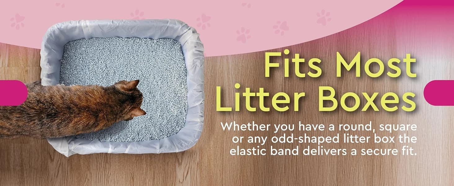 Cat litter box liners — Elastic bags liners — product details