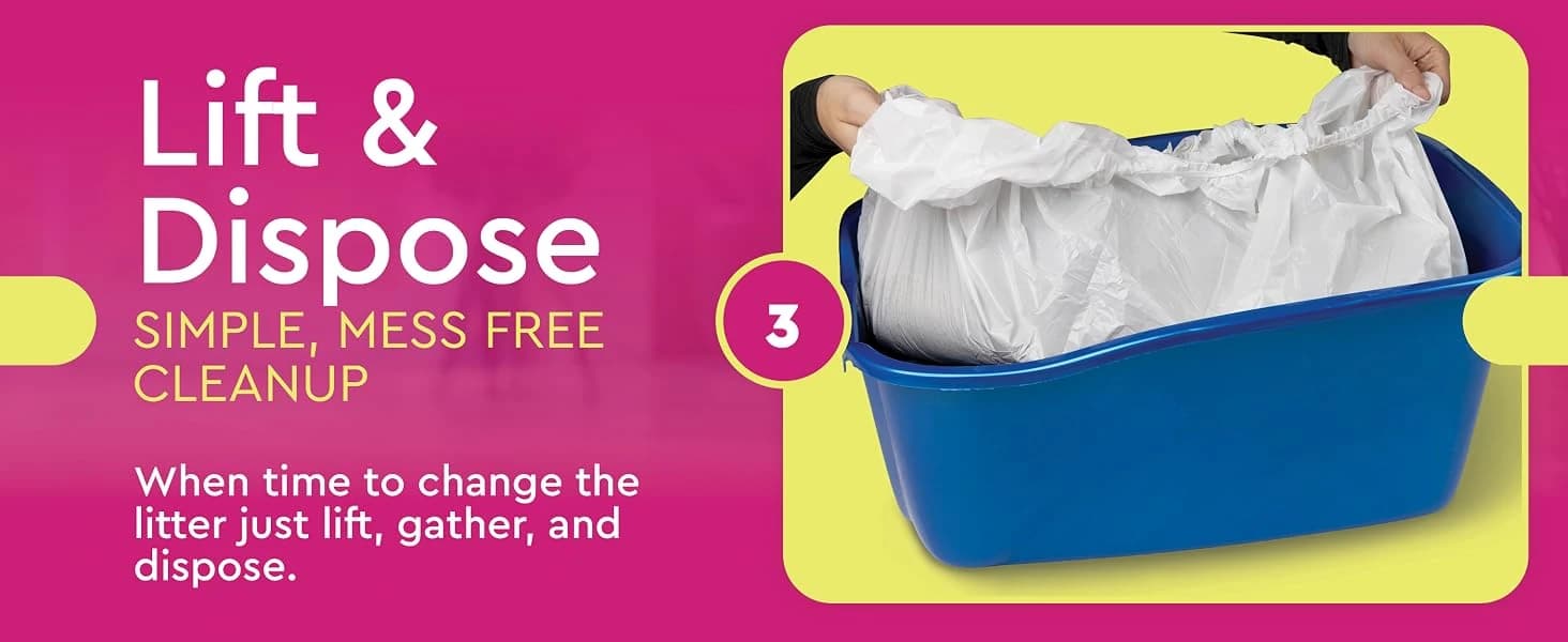 Cat litter box liners — Elastic bags liners — product details