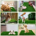 Fake Grass Pad for Dogs Potty Training Artificial Turf — 39.3x31.5in