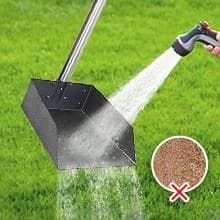 Pooper Scooper — Dog Pooper Scooper Long Handle Stainless Metal Tray and Rake for Medium Small Dogs Heavy Duty — Strong and Long-lasting
