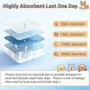 Belly Bands for Male Dogs — 3 Pack Reusable Dog Diapers