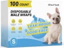 100 Count Dog Belly Bands for Male Dogs