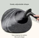 Cat Cave - Merino Wool Bed for Indoor Cats (Dark Gray