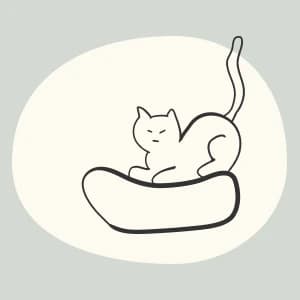 Cat Cave - Merino Wool Bed for Indoor Cats (Dark Gray — collection imagery