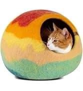 Cat Cave - Merino Wool Bed for Indoor Cats (Dark Gray — collection imagery