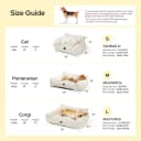 ComfyFleece Shown on TV Fluffy Cute Cat Couch for Pets — 24in
