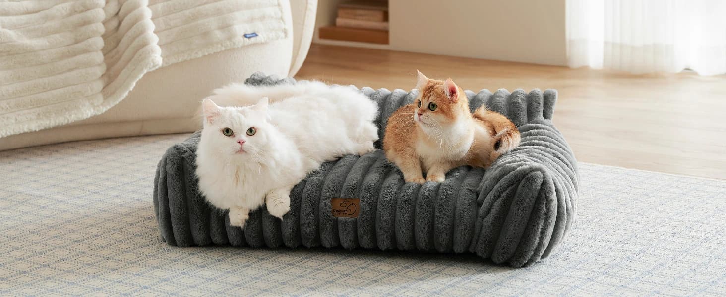 ComfyFleece Shown on TV Fluffy Cute Cat Couch for Pets — 24in — product details