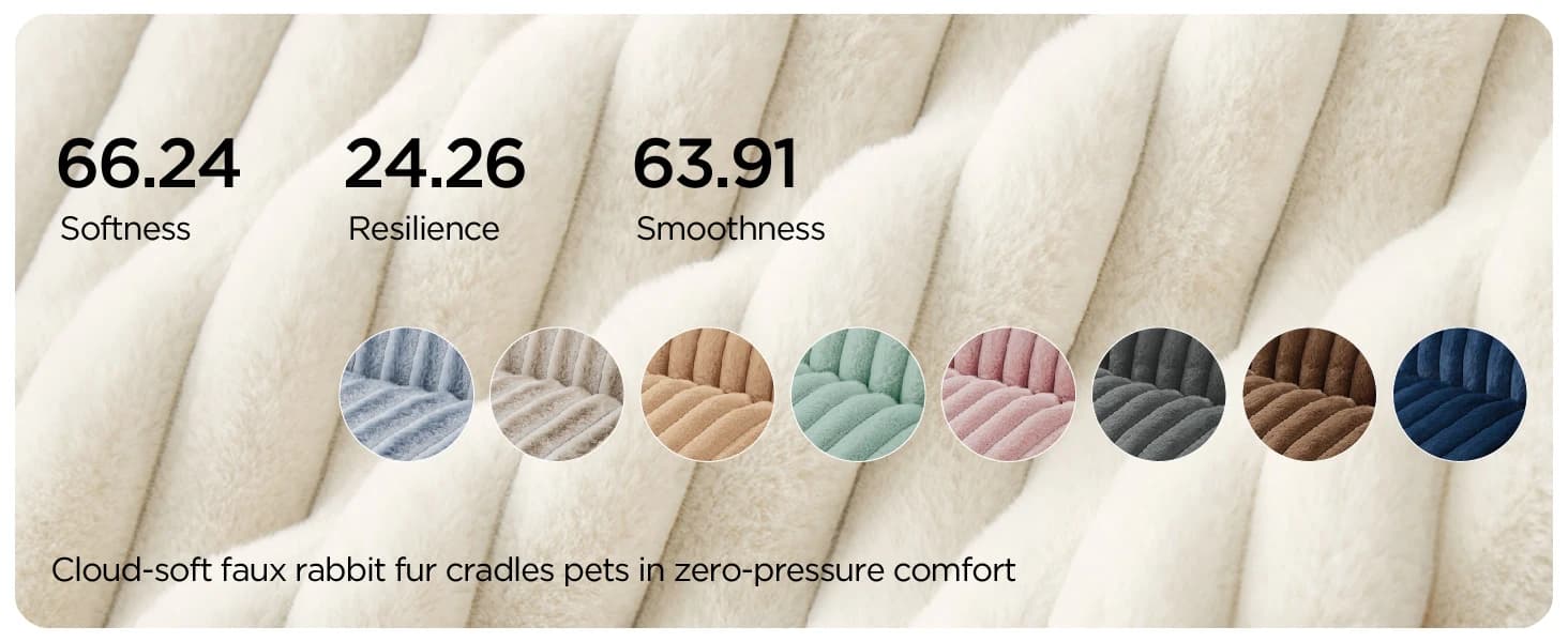 ComfyFleece Shown on TV Fluffy Cute Cat Couch for Pets — 24in — collection imagery