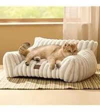 ComfyFleece Shown on TV Fluffy Cute Cat Couch for Pets — 24in — collection imagery