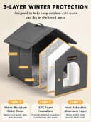 Outdoor Cat House for Feral Cats