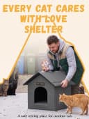 Outdoor Cat House for Feral Cats