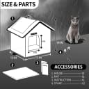 Outdoor Cat House for Feral Cats