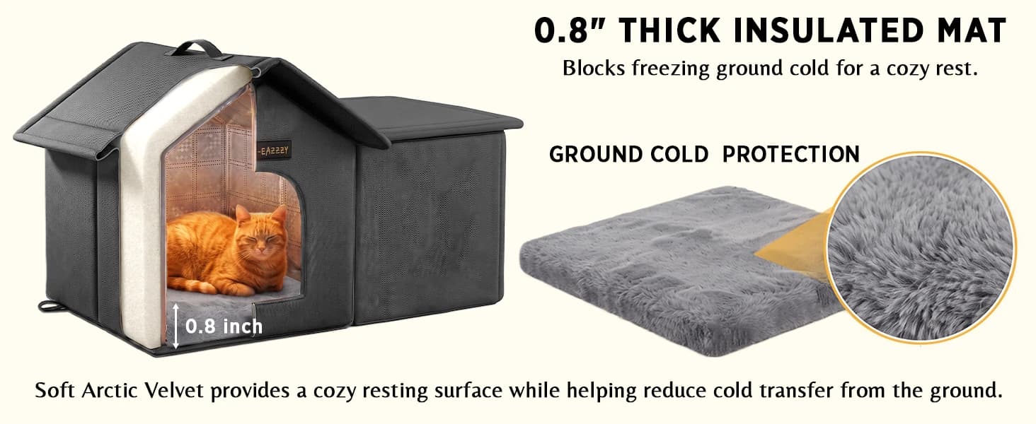 Outdoor Cat House for Feral Cats — product details