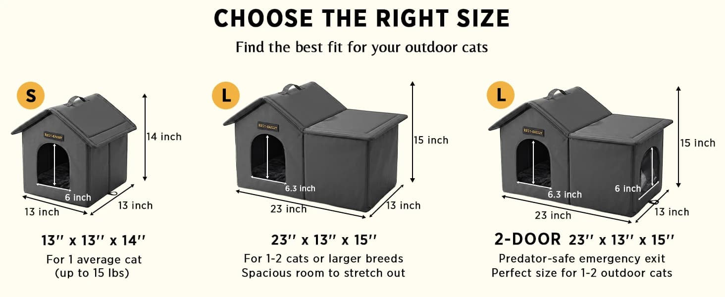 Outdoor Cat House for Feral Cats — product details