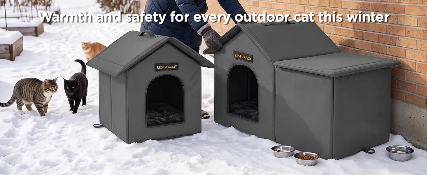 Outdoor Cat House for Feral Cats — product details