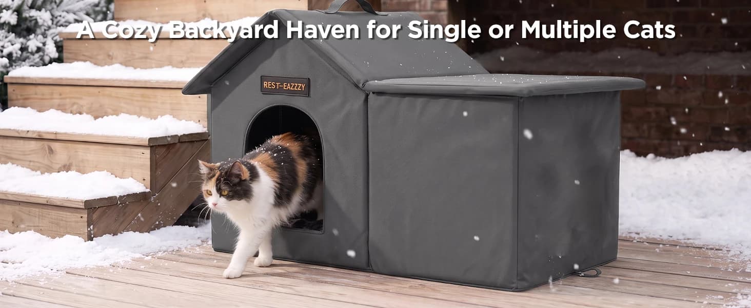 Outdoor Cat House for Feral Cats — product details