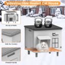 Indestructible Heated Cat House for Outside Cats Winter