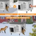 Indestructible Heated Cat House for Outside Cats Winter