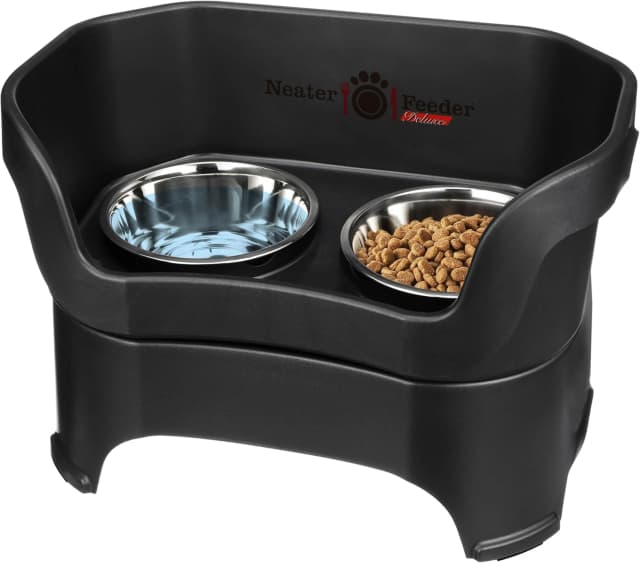 Neater Feeder Deluxe Mess Proof Dog Bowls Elevated for Large Dogs Over 40 lbs — Made in USA