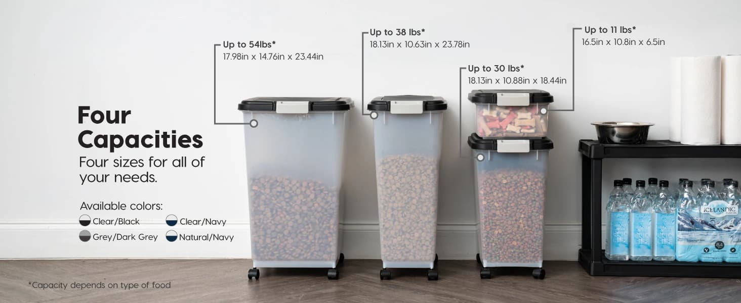 Dog Food Storage Container — Up to 30 lbs — product details