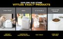 Vittles Vault Airtight Pet Food Storage Container + Scoop — Fits Up to 50lbs