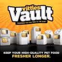 Vittles Vault Airtight Pet Food Storage Container + Scoop — Fits Up to 50lbs