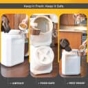 Vittles Vault Airtight Pet Food Storage Container + Scoop — Fits Up to 50lbs