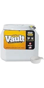Vittles Vault Airtight Pet Food Storage Container + Scoop — Fits Up to 50lbs — product details