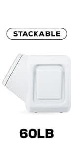 Vittles Vault Airtight Pet Food Storage Container + Scoop — Fits Up to 50lbs — product details