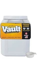 Vittles Vault Airtight Pet Food Storage Container + Scoop — Fits Up to 50lbs — product details