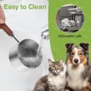 Dog-Cat Food-Scoop Measuring-Cup - 304 stainless steel material. 1-Cup capacity. Precision scale measurements