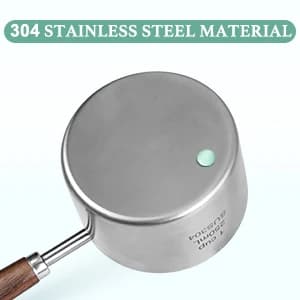 Dog-Cat Food-Scoop Measuring-Cup - 304 stainless steel material. 1-Cup capacity. Precision scale measurements — collection imagery