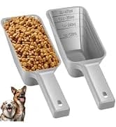 2 PACK Dog Food Scoop — 1 Cup Capacity Pet Food Scoop For Dog and Cat — collection imagery