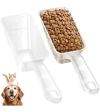 2 PACK Dog Food Scoop — 1 Cup Capacity Pet Food Scoop For Dog and Cat — collection imagery