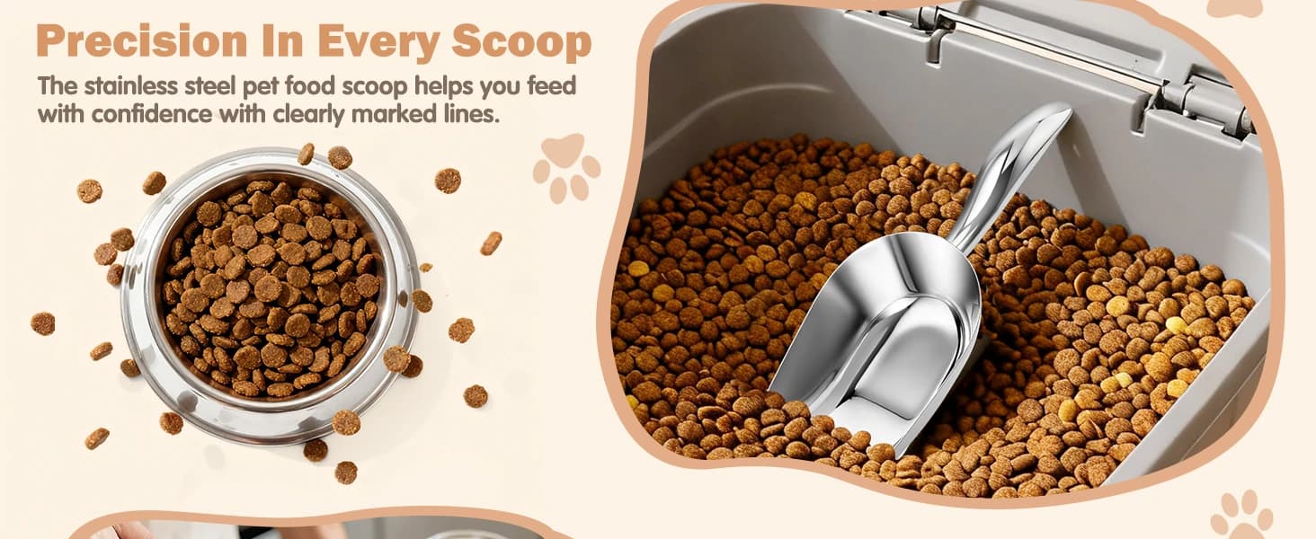 Stainless Steel Dog Food Scoop 1 Cup — product details