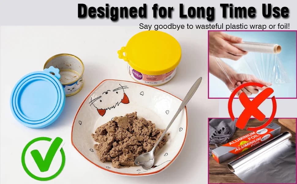 Pet Food Can Cover Silicone Can Lids for Dog and Cat Food(Universal Size — product details