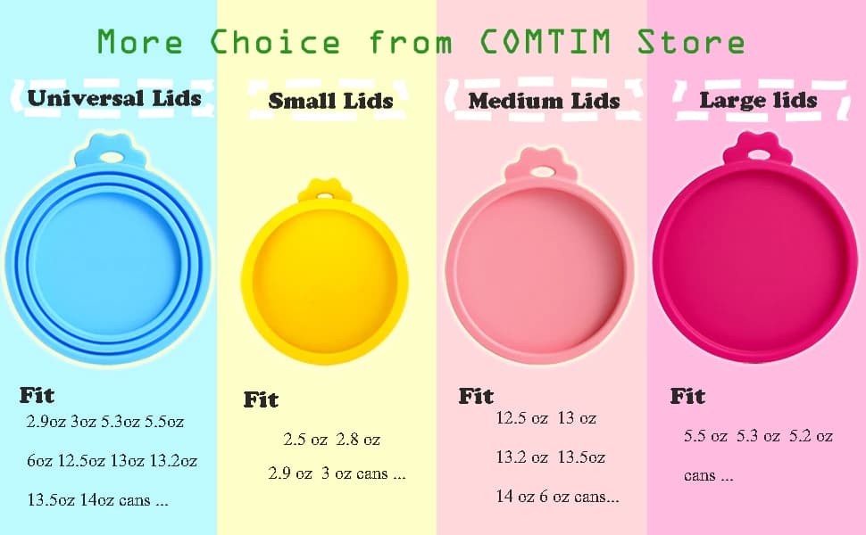 Pet Food Can Cover Silicone Can Lids for Dog and Cat Food(Universal Size — product details