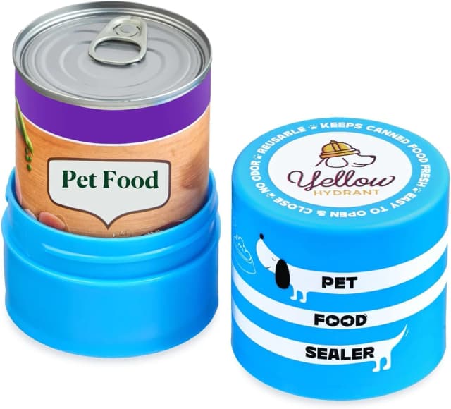 The Original Canned Dog Food Storage Container Patent Pending Reusable Airtight Can Cover Pet Food Sealer