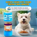 The Original Canned Dog Food Storage Container Patent Pending Reusable Airtight Can Cover Pet Food Sealer
