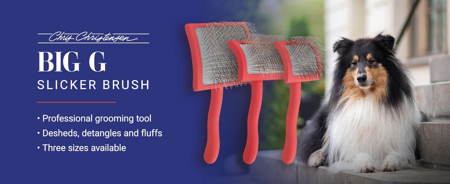 Big G Dog Slicker Brush for Dogs (Goldendoodles — product details