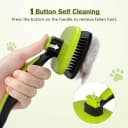 Skin Friendly Self-Cleaning Slicker Brush for Dog and Cat Shedding