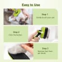 Skin Friendly Self-Cleaning Slicker Brush for Dog and Cat Shedding