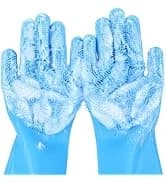 Silicone Pet Grooming Gloves for Washing Cats Dogs Bath Brush — collection imagery