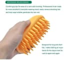 Pet Silicone Shampoo Brush for Long & Short Hair Medium and Large Pets Dogs Cats