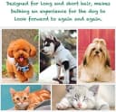 Pet Silicone Shampoo Brush for Long & Short Hair Medium and Large Pets Dogs Cats