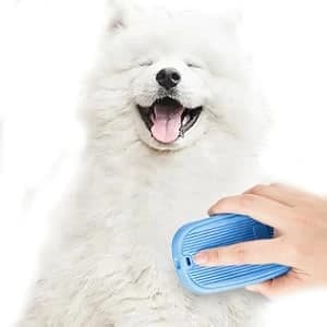 Pet Silicone Shampoo Brush for Long & Short Hair Medium and Large Pets Dogs Cats — collection imagery