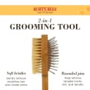 Double-Sided Pin and Hemp Bristle Dog Brush