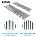 2 Pack Dog Combs with Rounded Ends Stainless Steel Teeth
