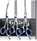 Professional 5 in 1 Dog Grooming Scissors Set with Safety Round Tips