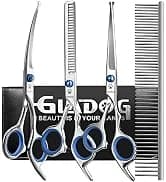 Professional 5 in 1 Dog Grooming Scissors Set with Safety Round Tips — collection imagery